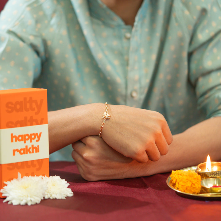 Rajwadi Kada Rakhi For Bhaiya