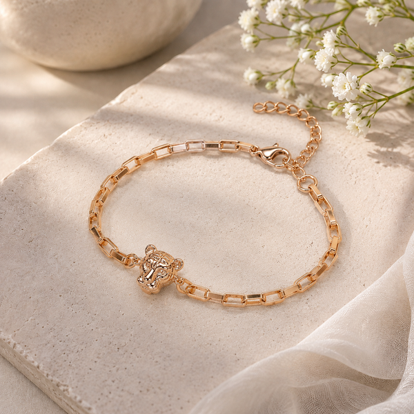 Regal Lion Link Bracelet