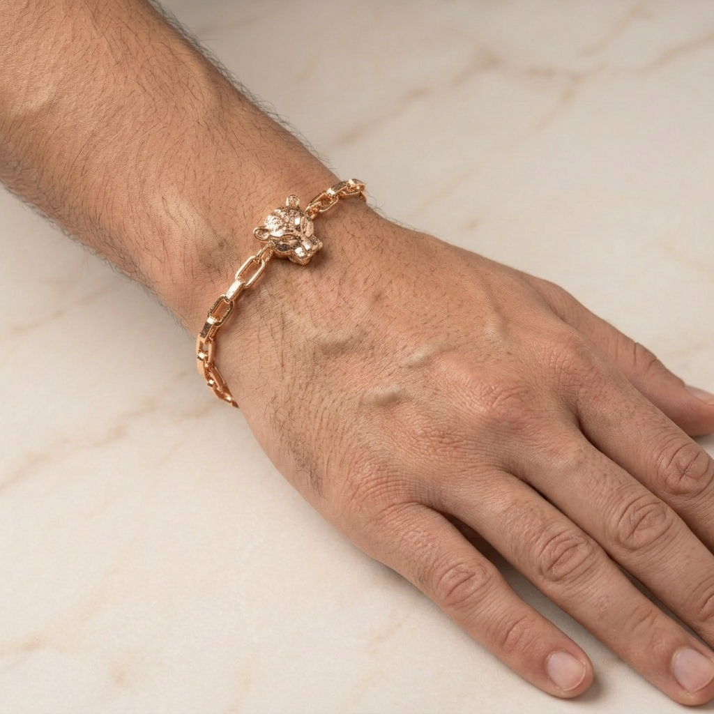 Regal Lion Link Bracelet