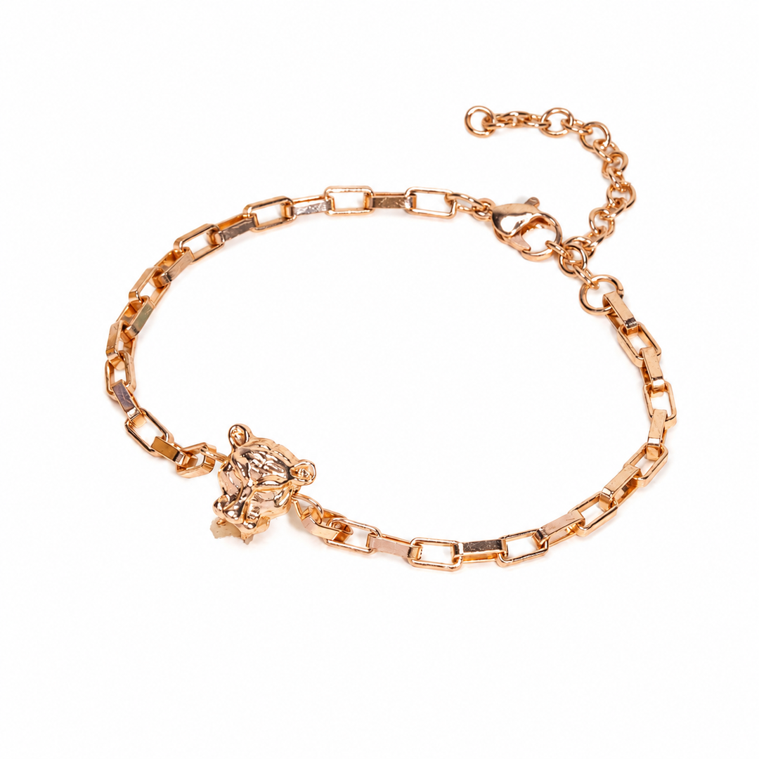 Regal Lion Link Bracelet