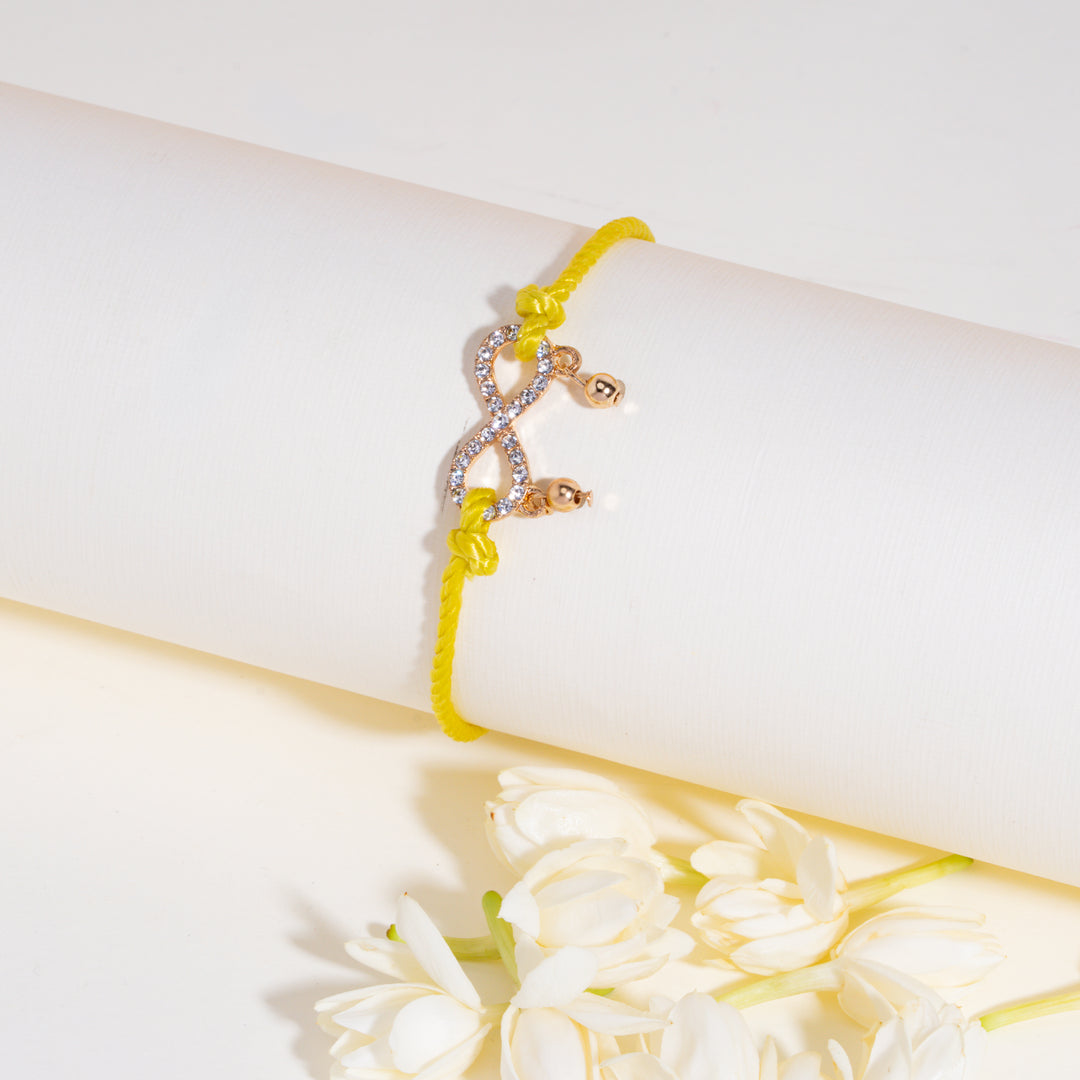 Peela Anant Bandhan Rakhi for Bhaiya