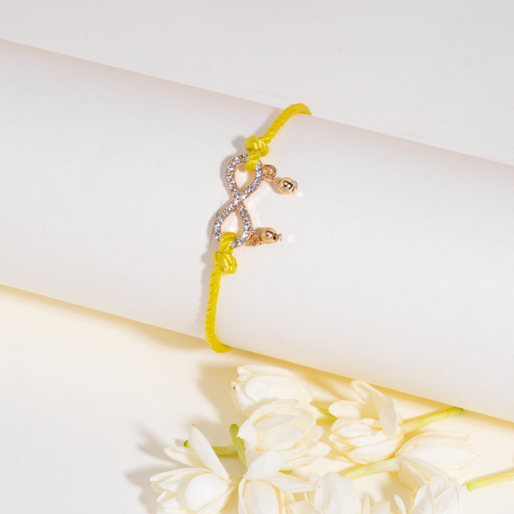 Peela Anant Bandhan Rakhi for Bhaiya