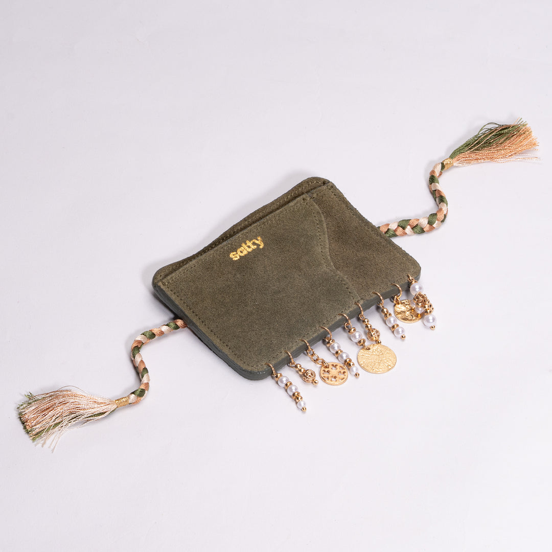 Premium Salty Rakhi Wallet with Charms for Bhaiya