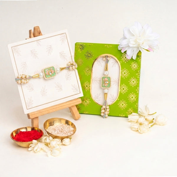 Mint Heirloom Rakhi for Brother