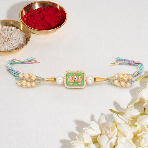 Mint Heirloom Rakhi for Brother