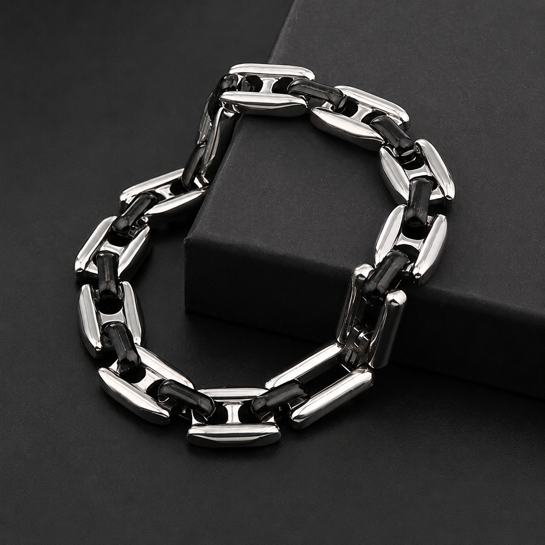 Duo Link Bracelet - Black