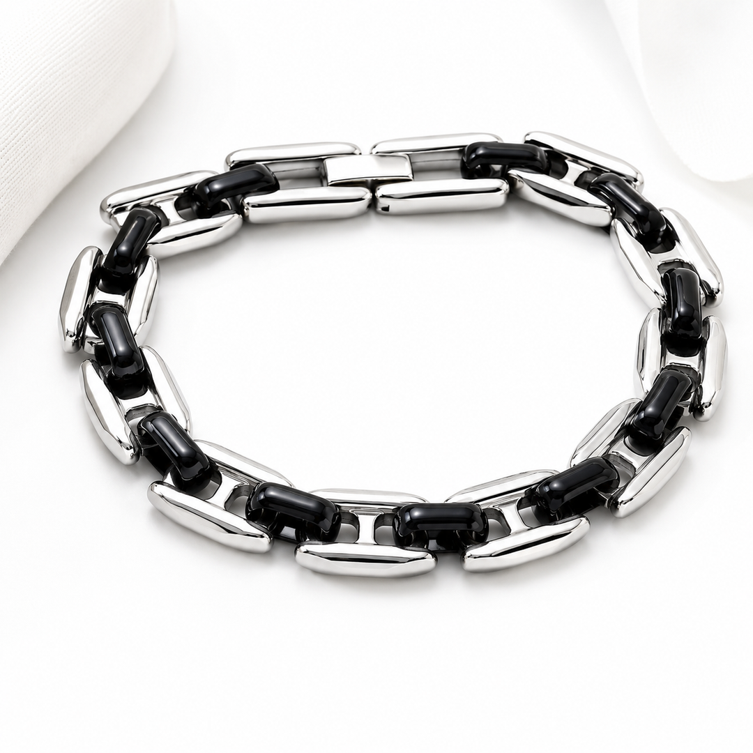 Duo Link Bracelet - Black