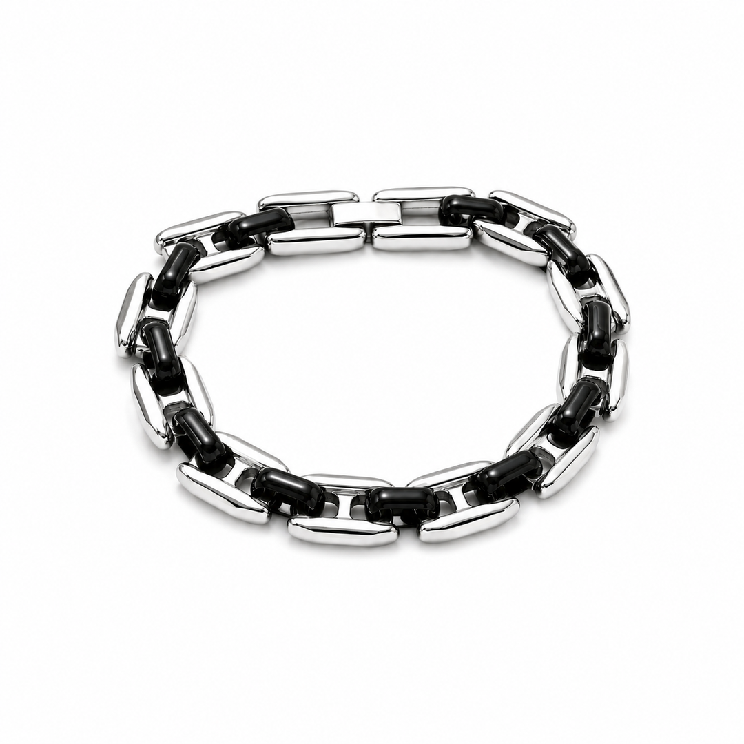 Duo Link Bracelet - Black