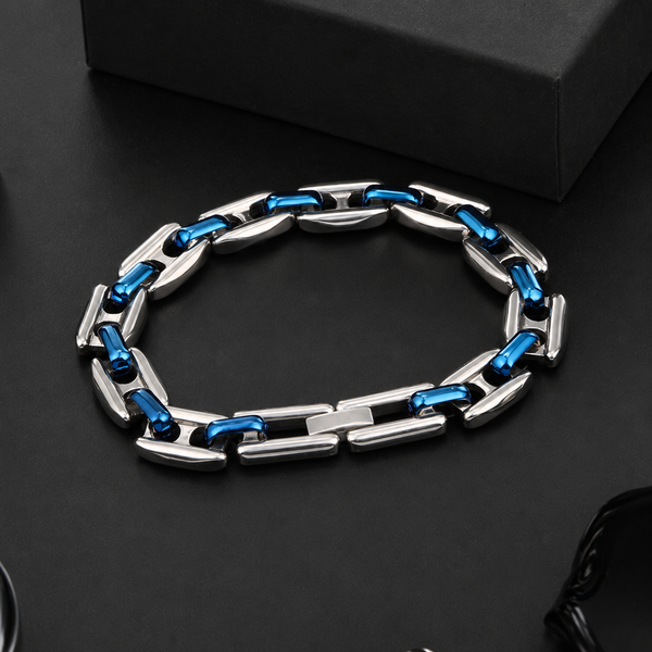 Duo Link Bracelet - Blue