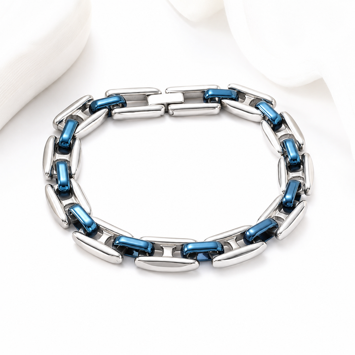 Duo Link Bracelet - Blue | Salty