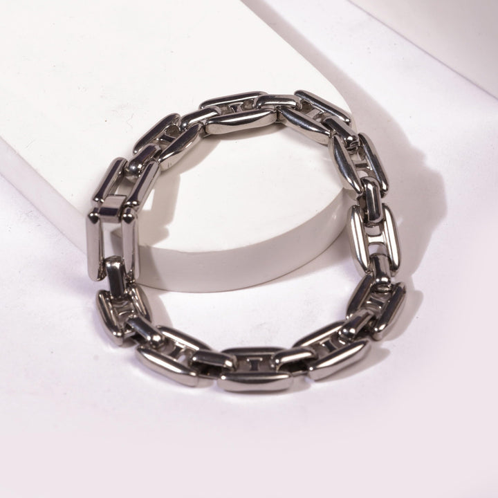 Duo Link Bracelet - Silver | Salty