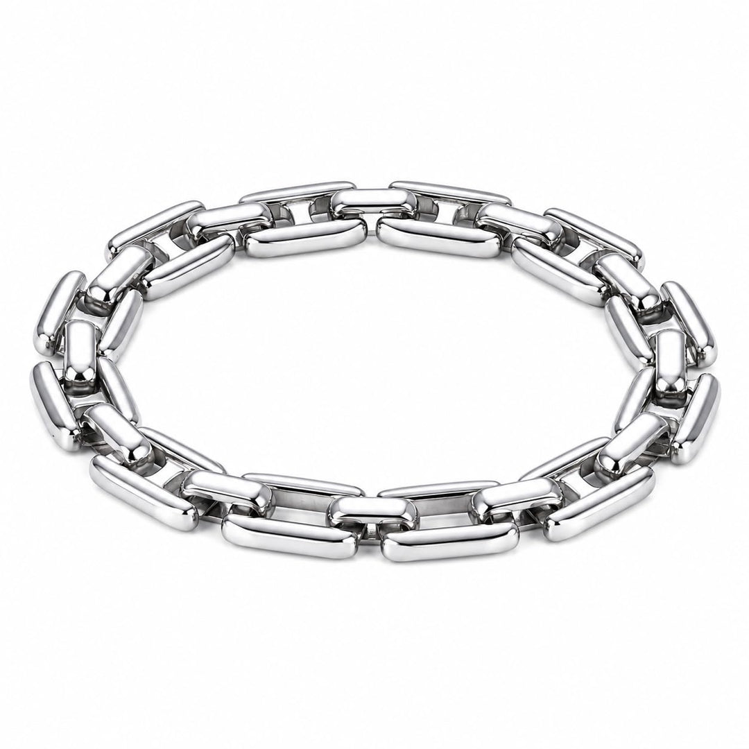Duo Link Bracelet - Silver | Salty