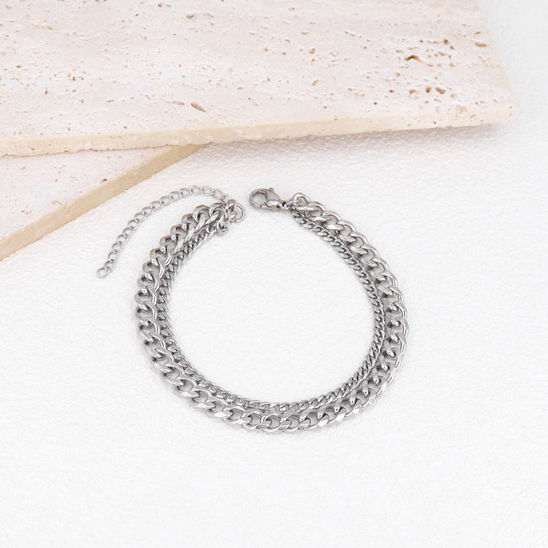 Urban Steel Chain Bracelet