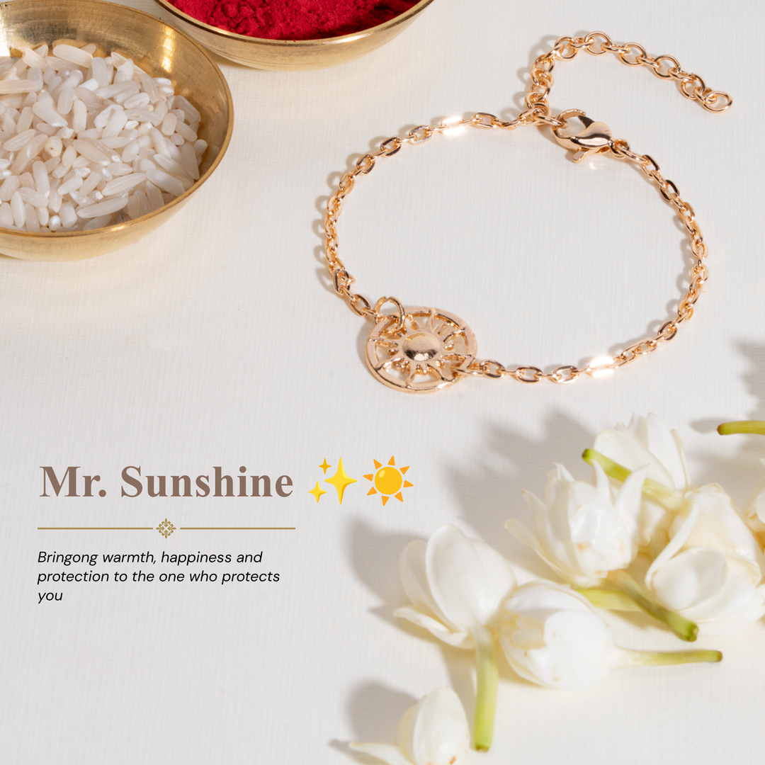 Bright As Sun Bandhan Rakhi For Bhaiya