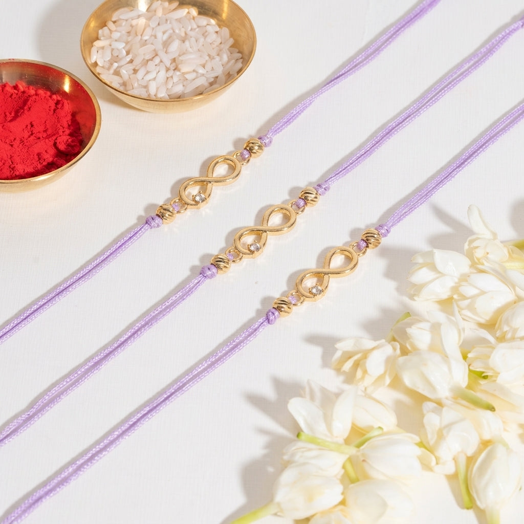 Forever Promise Bandhan Rakhi For Bhaiya (Set of 3)