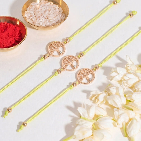 Tree Of Life Bandhan Rakhi For Bhaiya (Set of 3)