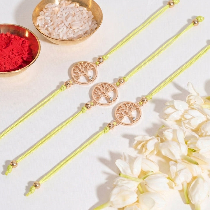 Tree Of Life Bandhan Rakhi For Bhaiya (Set of 3)