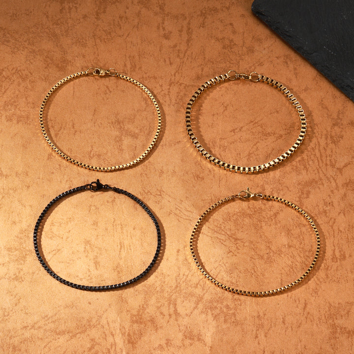 Set Of 4 Grain Bracelet