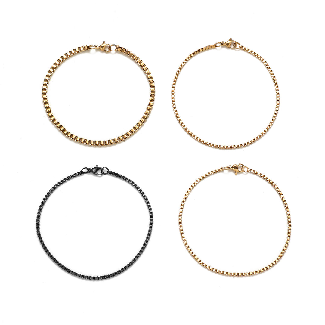 Set Of 4 Grain Bracelet