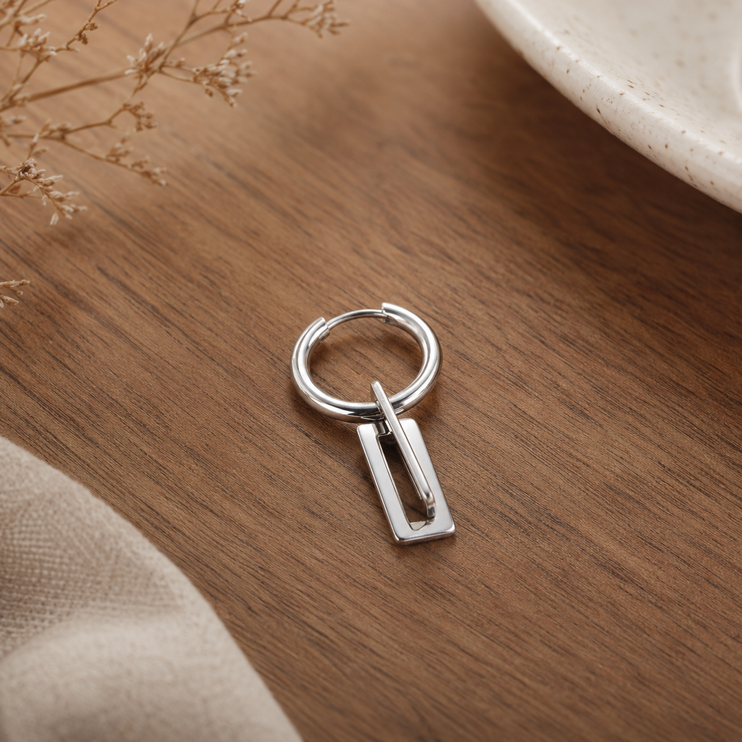 Hodor Silver Earring