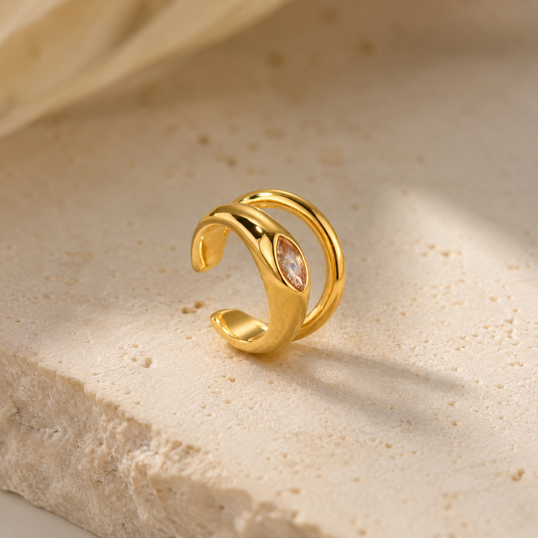 Single Cuff Bolt Earring