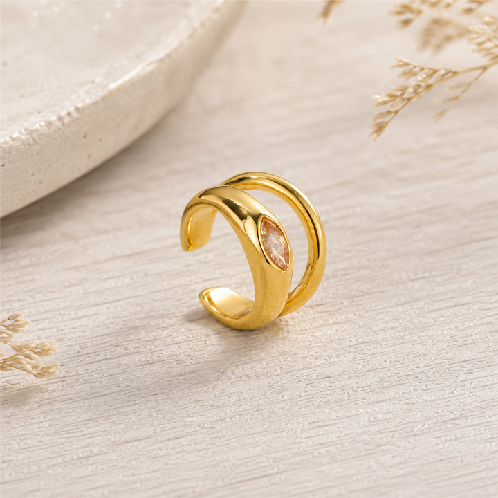 Single Cuff Bolt Earring