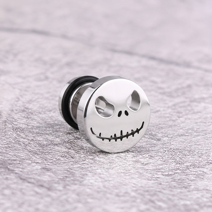 The Pumpkin King Stud Earrings - Silver