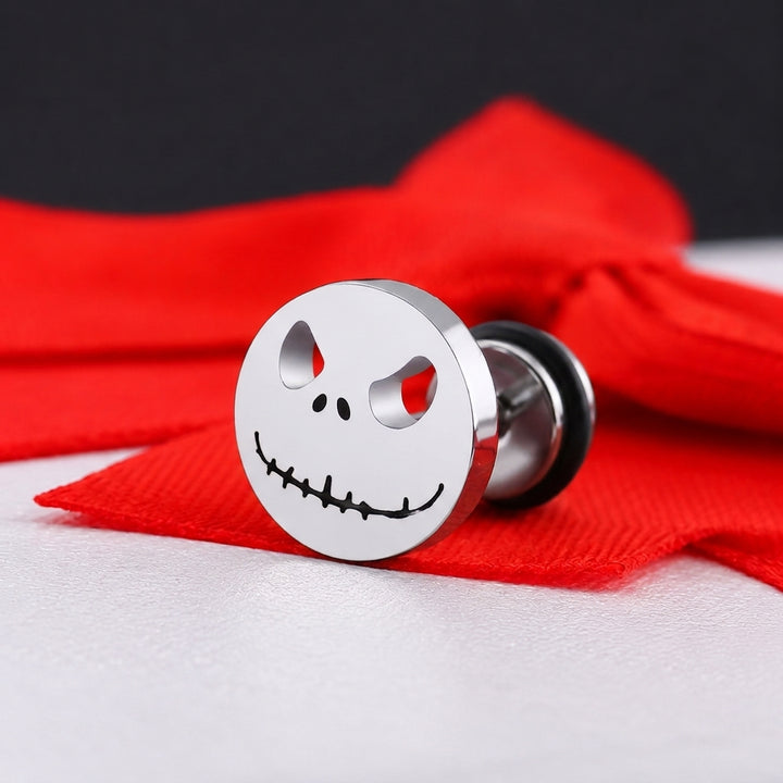 The Pumpkin King Stud Earrings - Silver