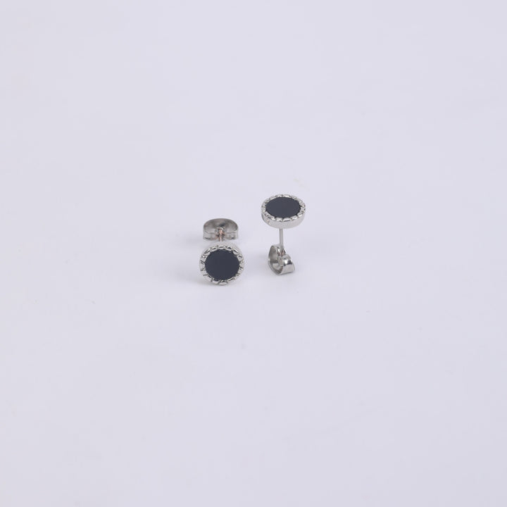 Black Beaten Studs - Salty Accessories