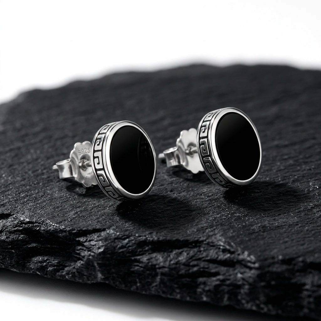 Black Simple Studs
