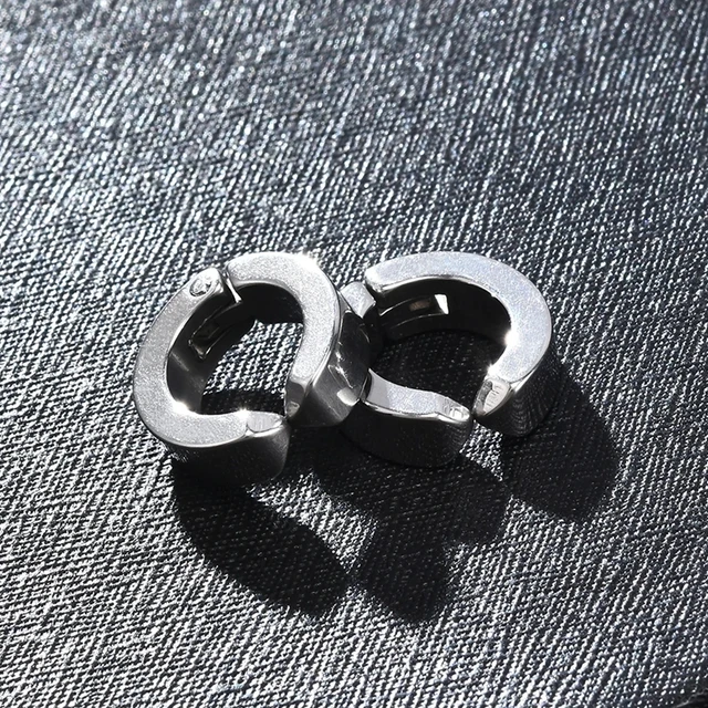 Non-pierced Clip On Earrings Silver Salty Alpha