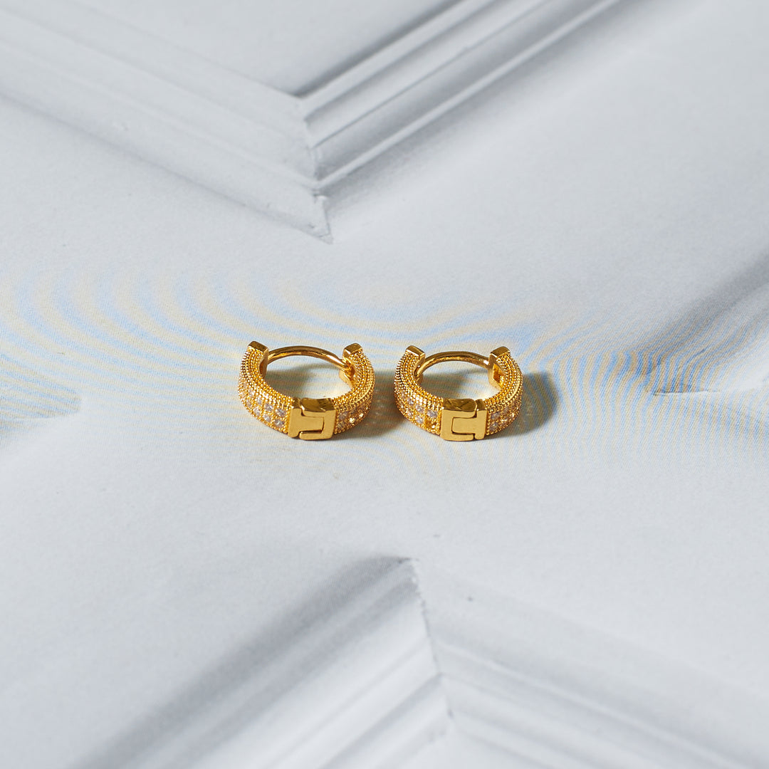 Sophisticated Golden Earrings | Salty