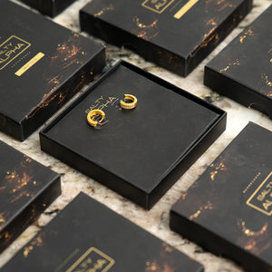 Sophisticated Golden Earrings