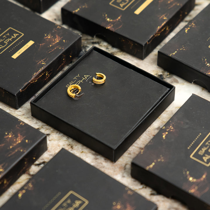 Sophisticated Golden Earrings