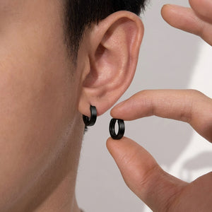 Midas Black Earrings