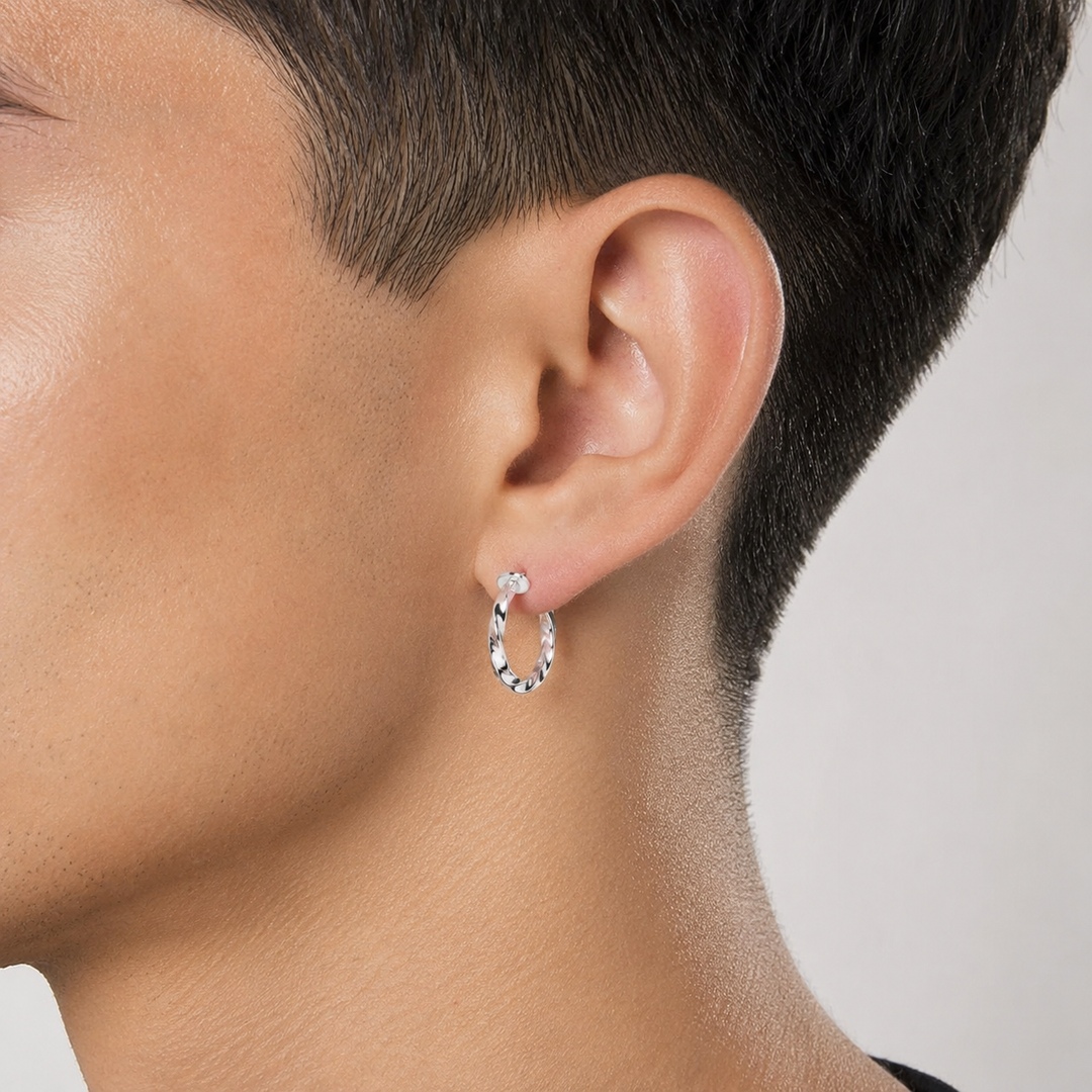 Non-Pierced Sartorial Minimal Earrings