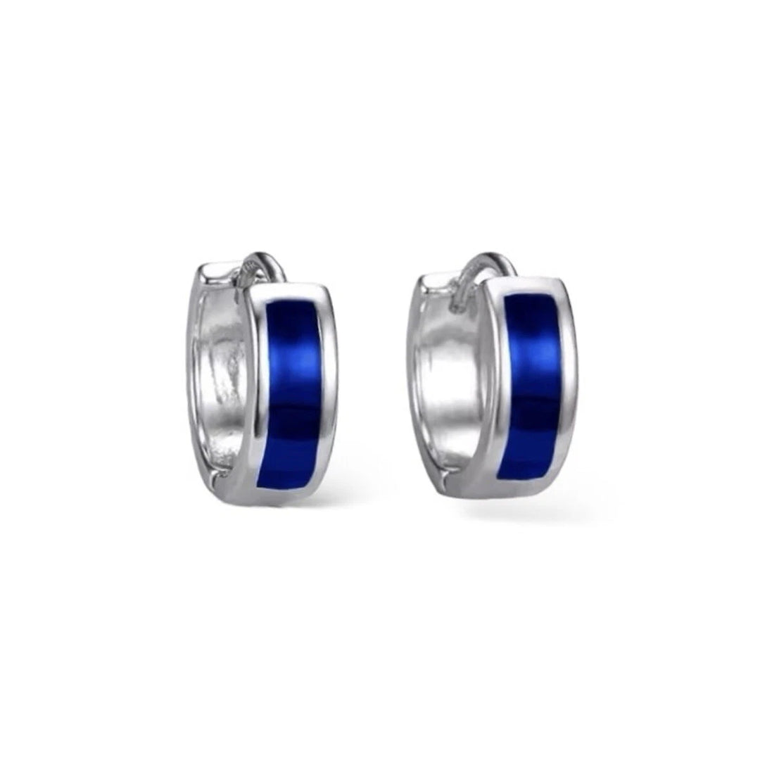 Contemporary Blue Hoop