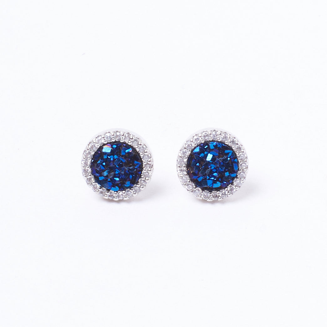 Celeste Solitaire Studs - Salty Accessories