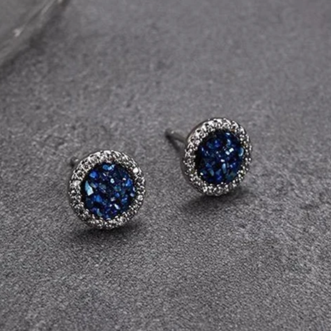 Celeste Solitaire Studs - Salty Accessories