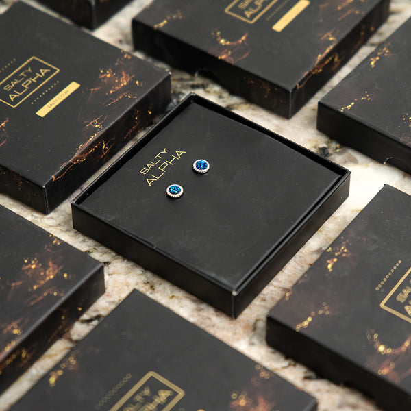 Celeste Solitaire Studs