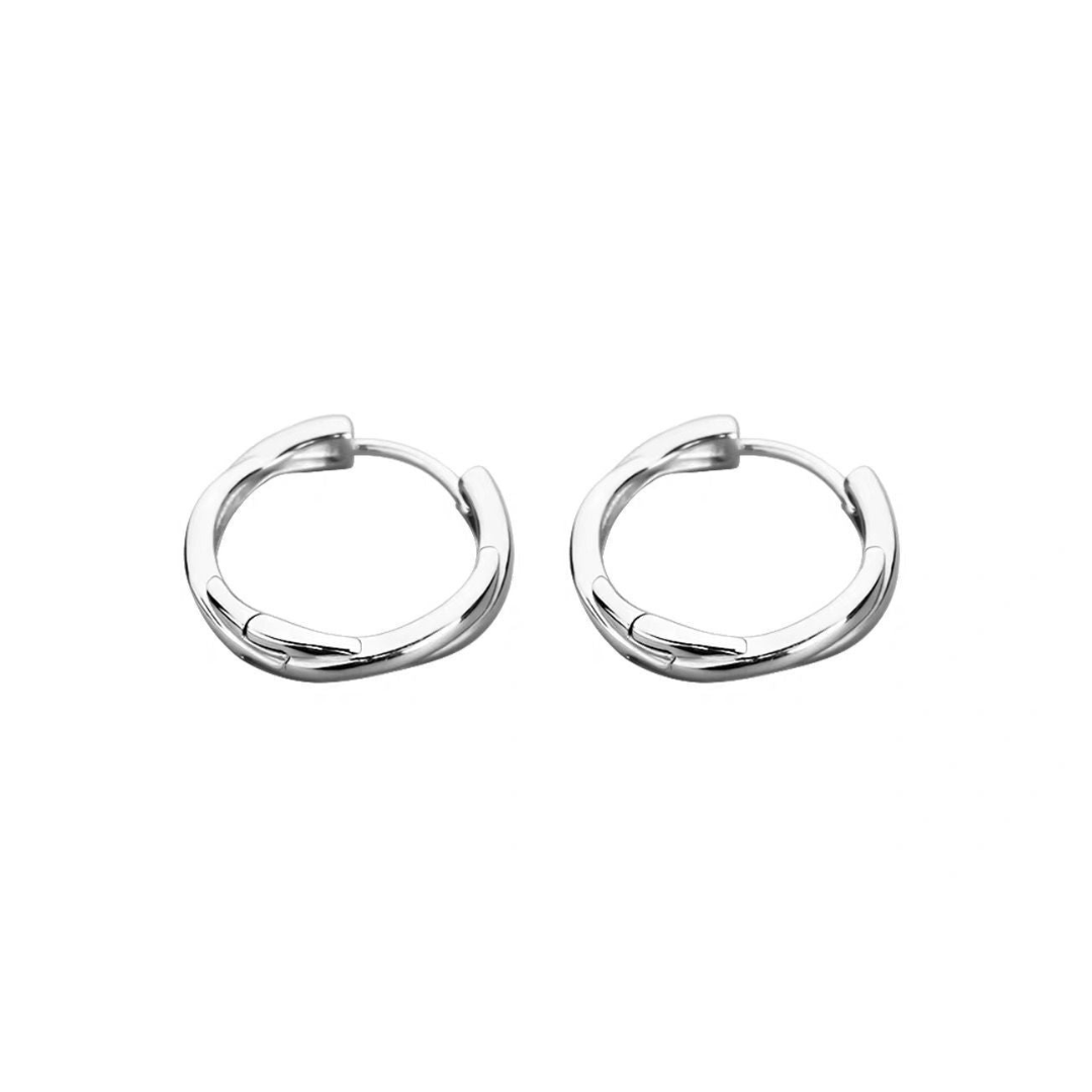 Vintage Chic Silver Earrings