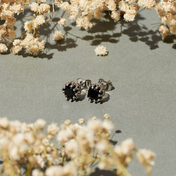 Midnight Luster Studs