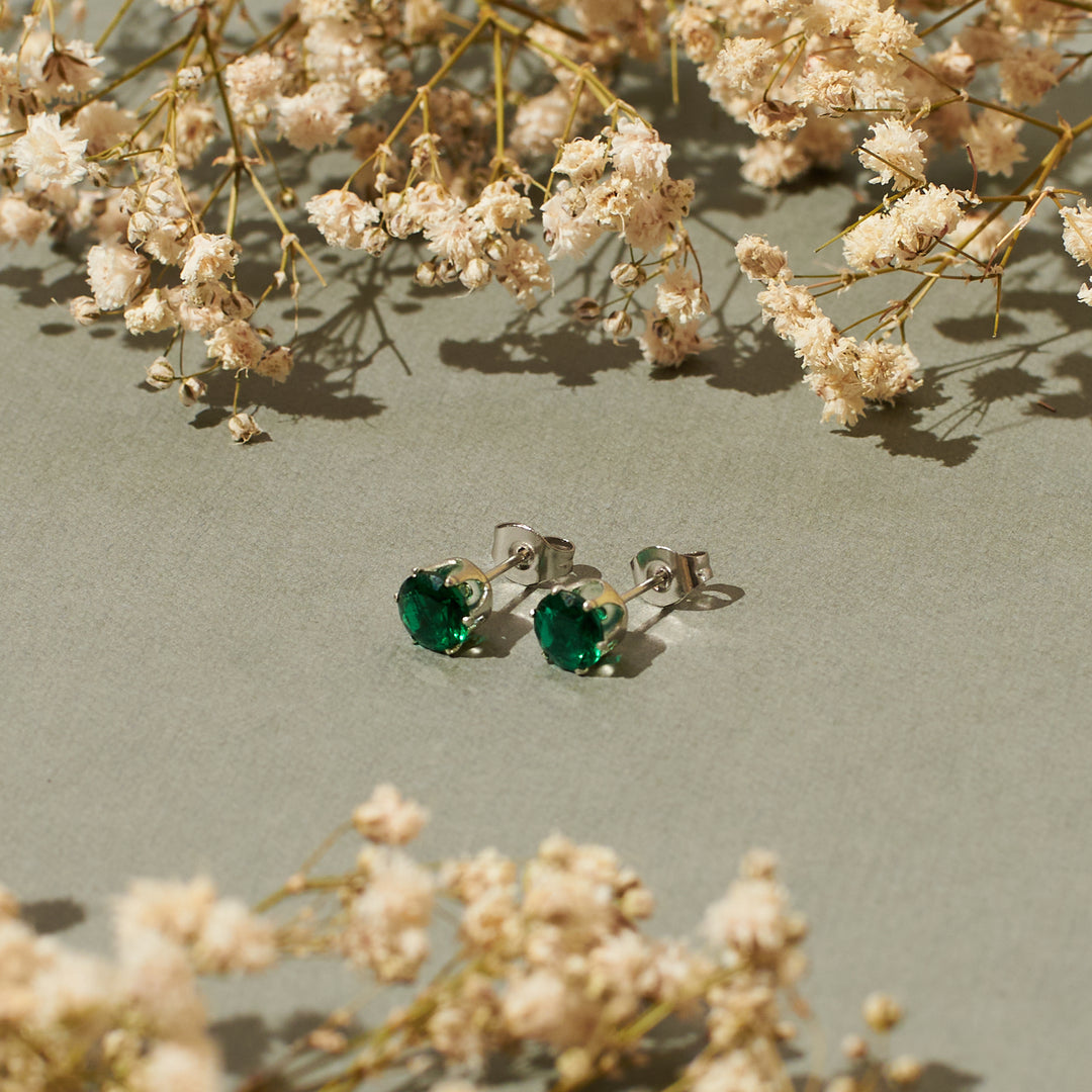 Mystic Ivy Diamond Studs | Salty