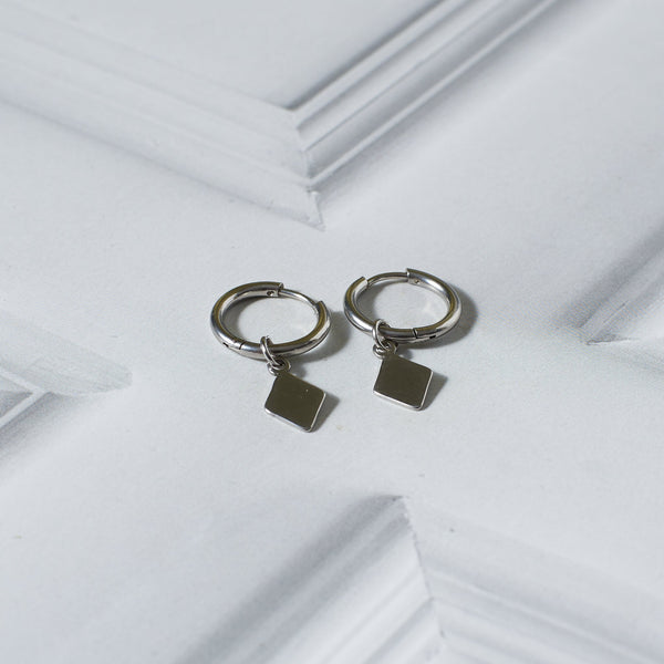 Urban City Silver Earrings