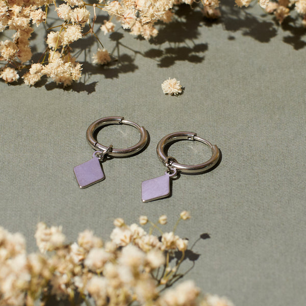 Urban City Silver Earrings