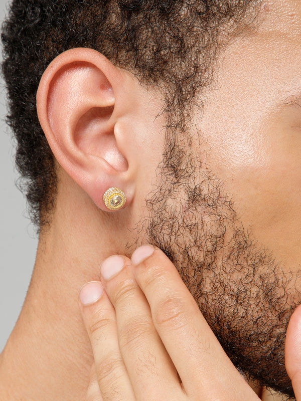 Diamond Golden Tidbit Earrings