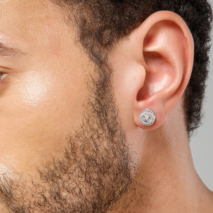 Diamond Silver Tidbit Earrings