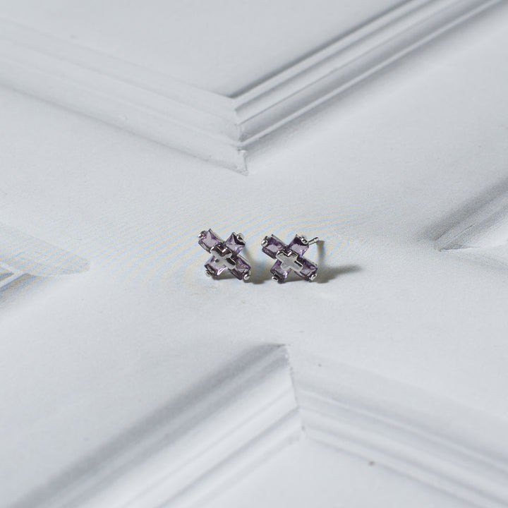 Modern Faith Lilac Studs | Salty