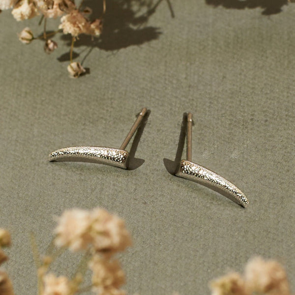 Iris Silver Studs