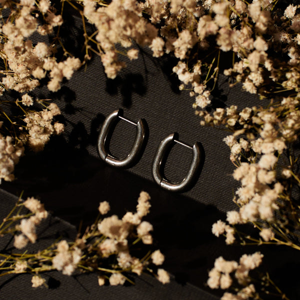 Silver Luster Earrings